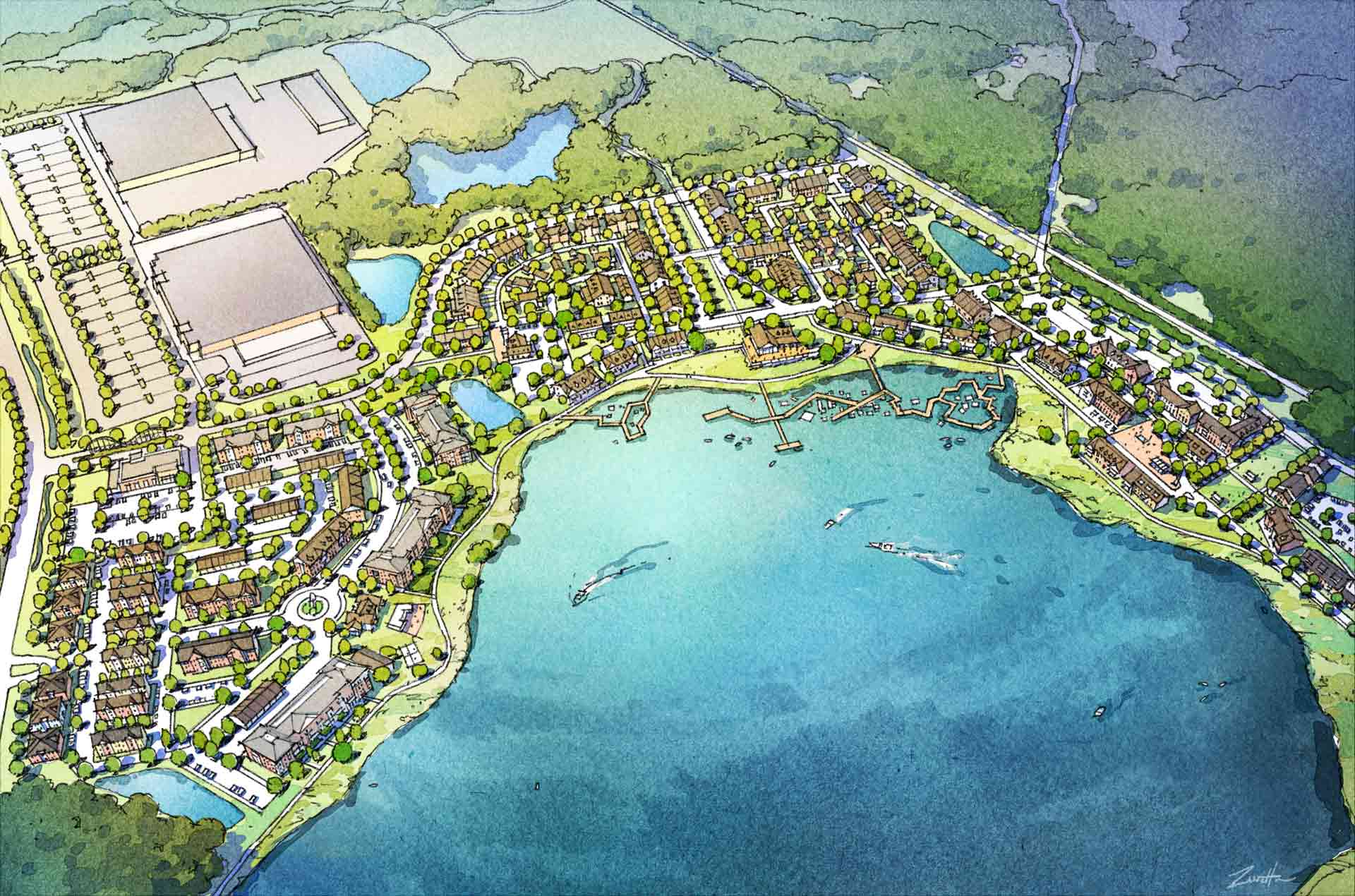 Geauga Lake development sketch