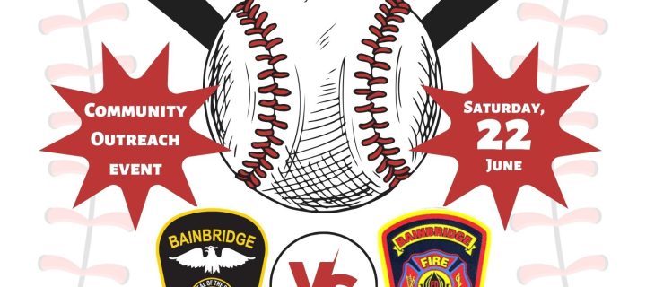 Bainbridge Police Department VS. Bainbridge Fire Department Inaugural Softball Game – June 22, 2024